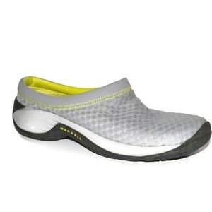 Merrell Moc Womens Sz 9 EU 40 Drizzle Gray Mesh